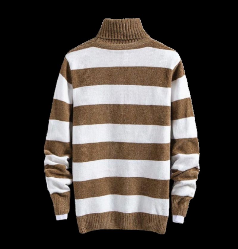 Νεανικό Casual Πουλόβερ Large Stripe