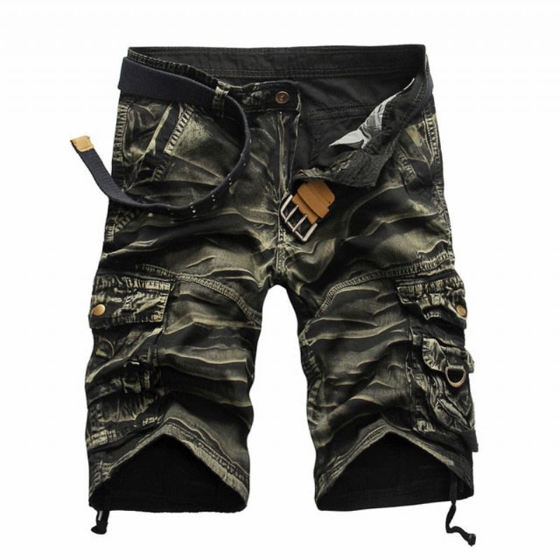 Ανδρικό Άνετο Σορτς Camo Cargo