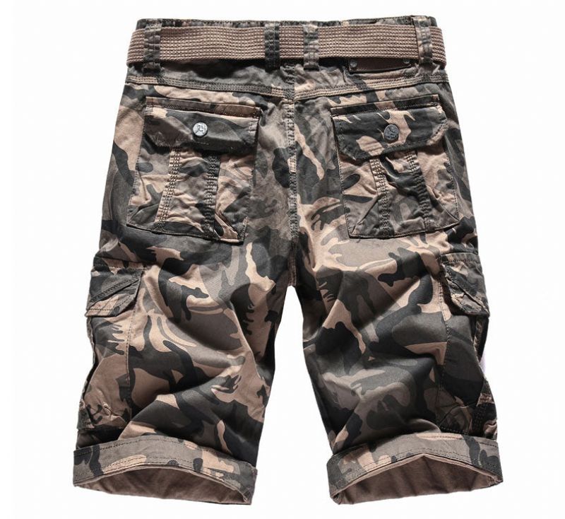 Βαμβακερό Σορτς Camouflage Cargo