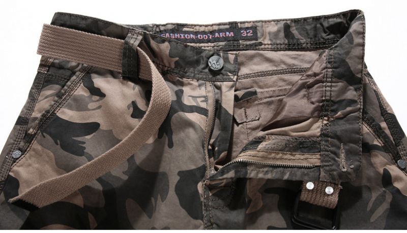 Βαμβακερό Σορτς Camouflage Cargo