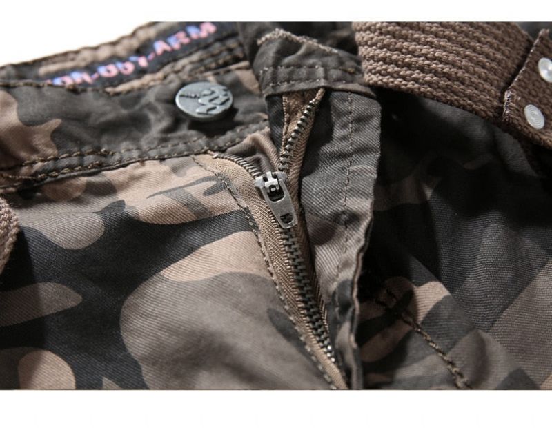 Βαμβακερό Σορτς Camouflage Cargo