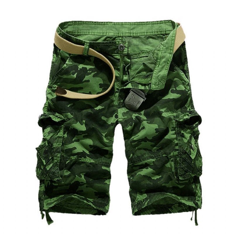 Βαμβακερό Σορτς Cargo Camouflage