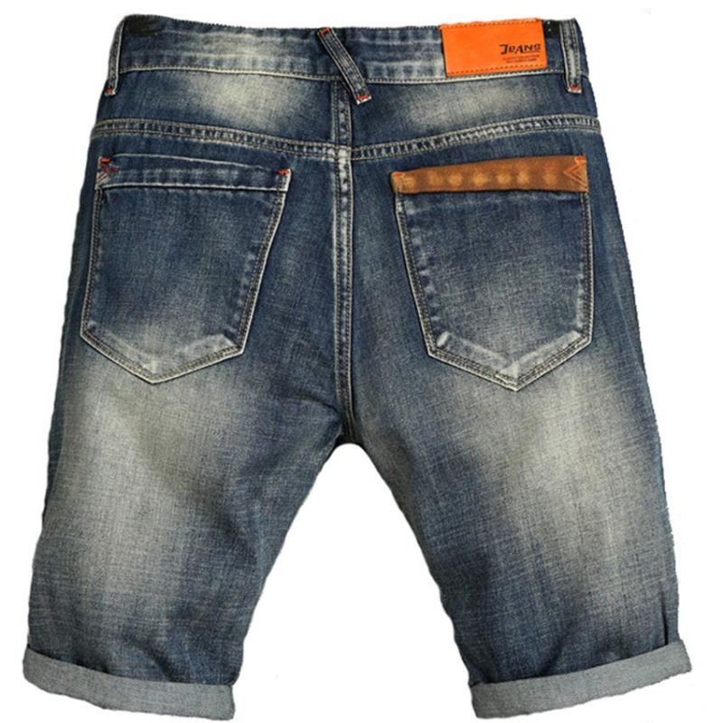 Hole Jeans Loose Cowboy Σορτς