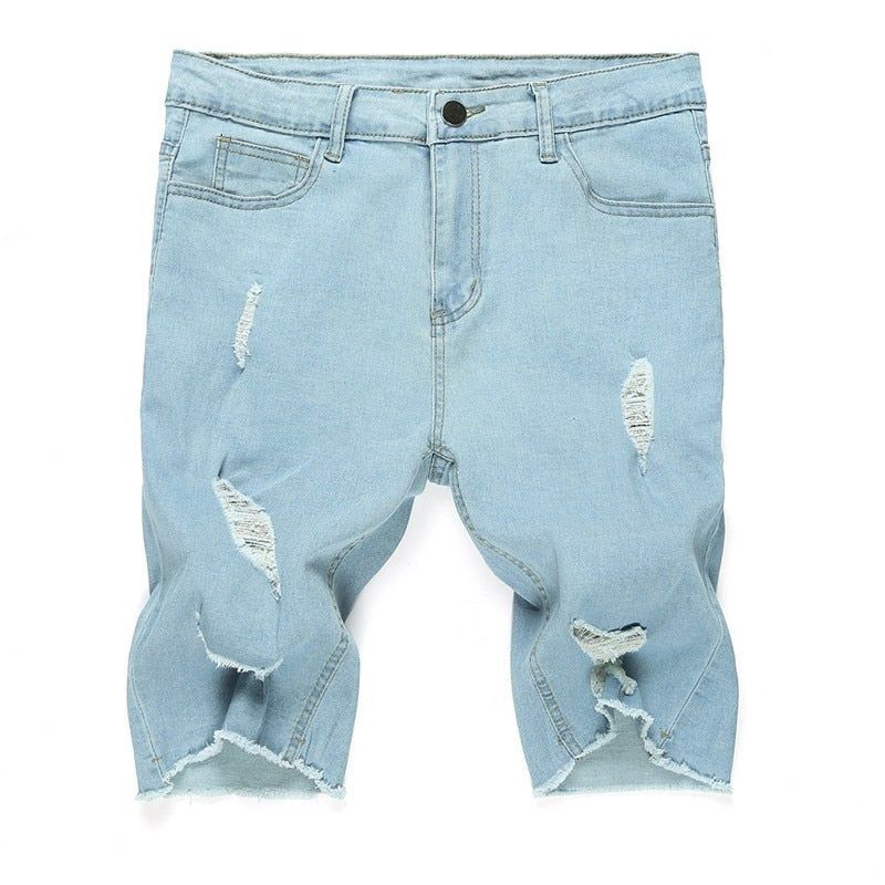 Μάρκα Destroyed Skinny Frayed Jeans