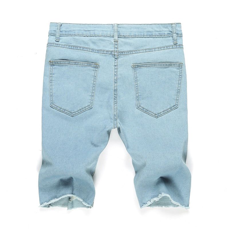 Μάρκα Destroyed Skinny Frayed Jeans