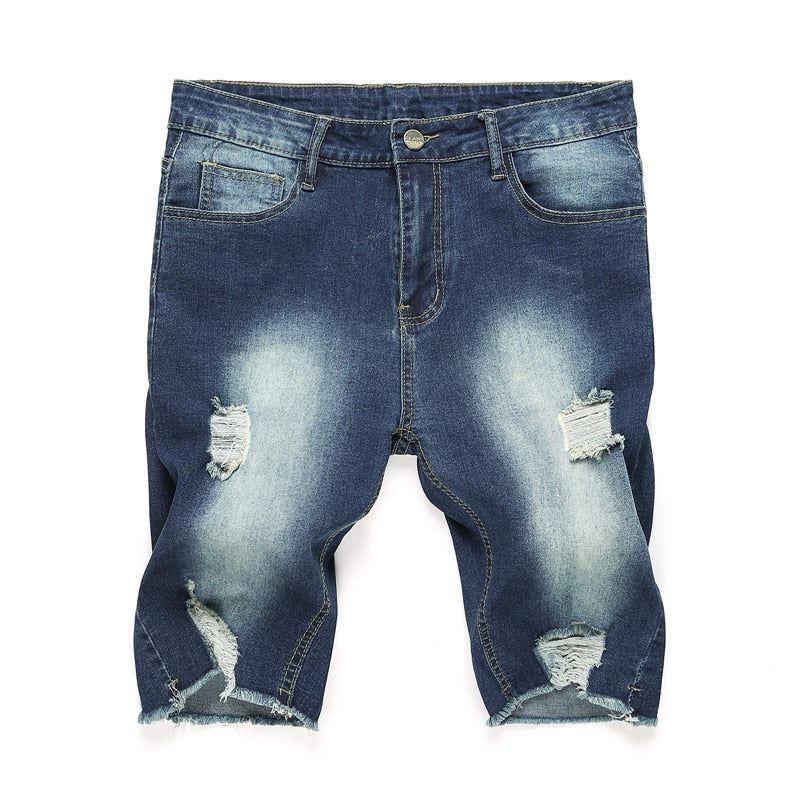 Μάρκα Destroyed Skinny Frayed Jeans