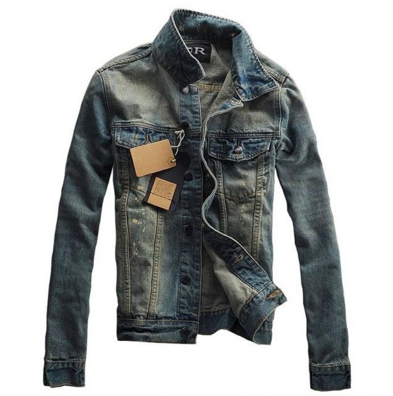 Casual Washed Cotton Jeans Jacket