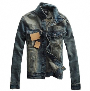 Casual Washed Cotton Jeans Jacket