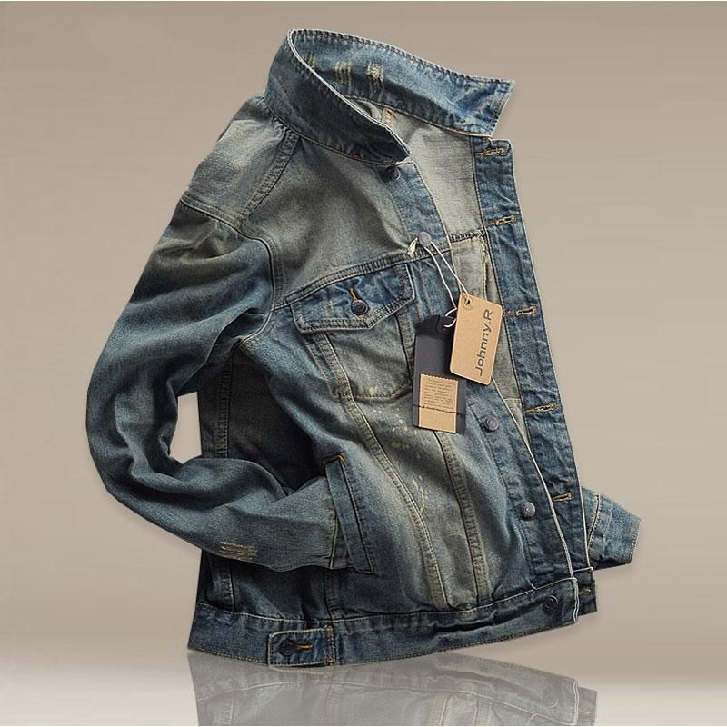 Casual Washed Cotton Jeans Jacket