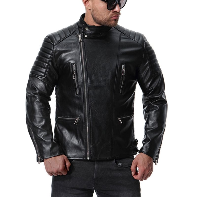 Δερμάτινο Μπουφάν Spring Biker Style