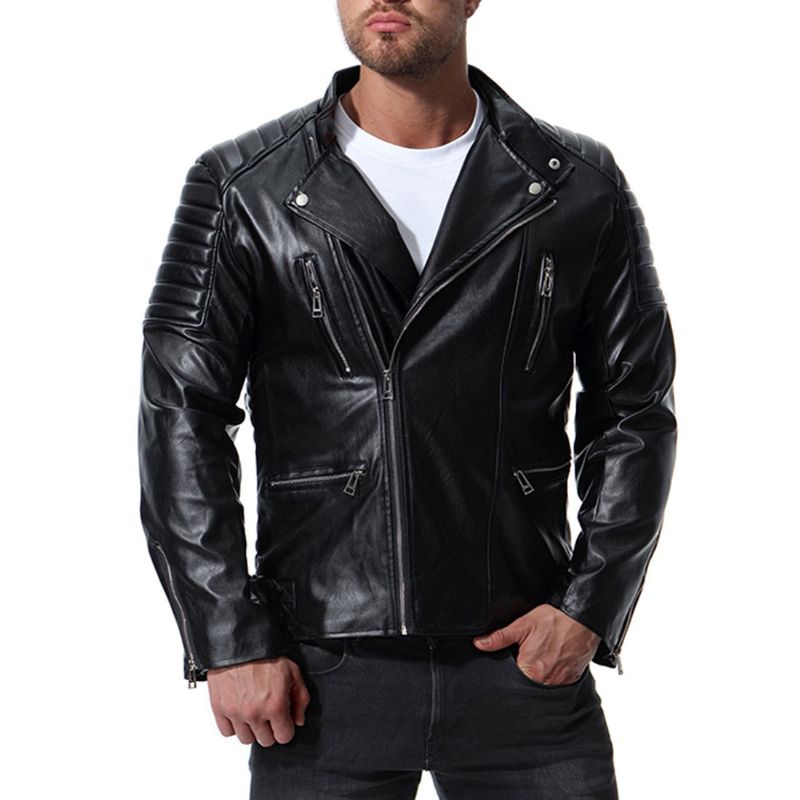 Δερμάτινο Μπουφάν Spring Biker Style