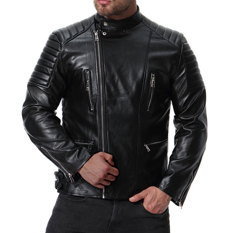 Δερμάτινο Μπουφάν Spring Biker Style