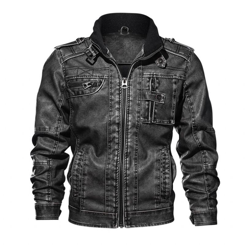 Επώνυμο Military Leather Jacket