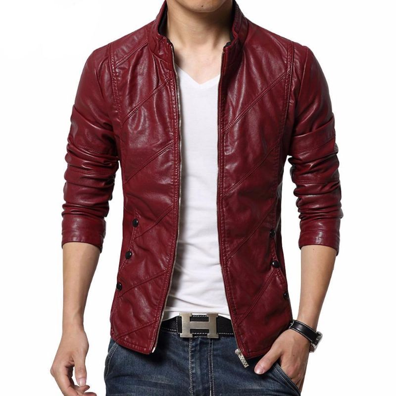 Pu Δερμάτινο Biker Jacket