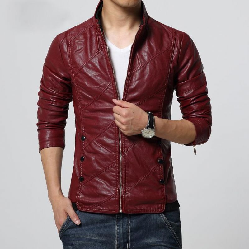 Pu Δερμάτινο Biker Jacket