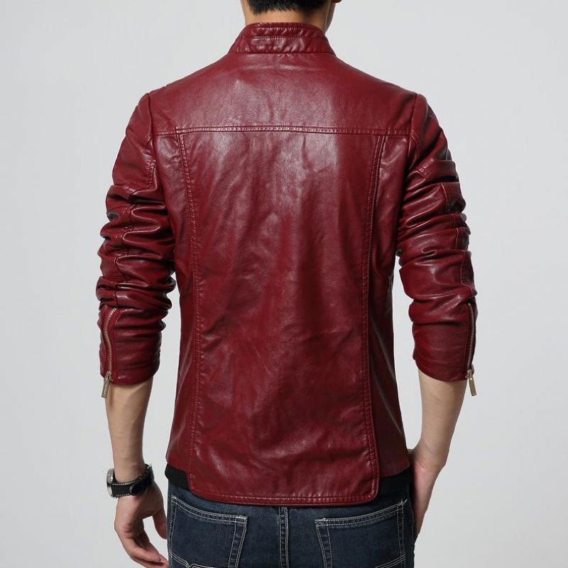 Pu Δερμάτινο Biker Jacket