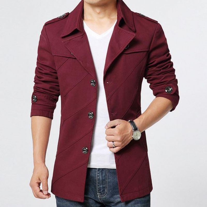 Cotton Parka Long Blazer