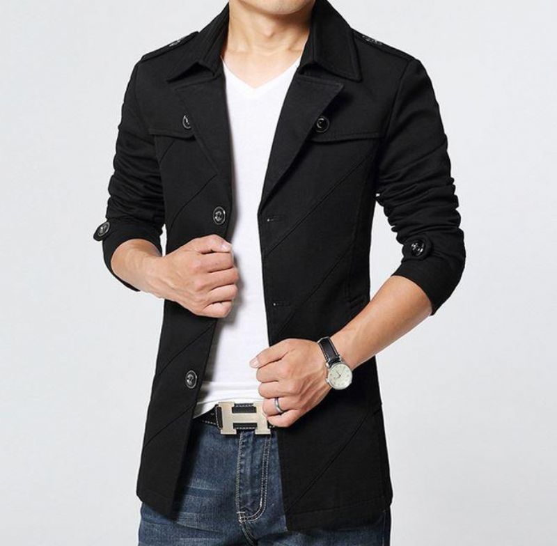 Cotton Parka Long Blazer