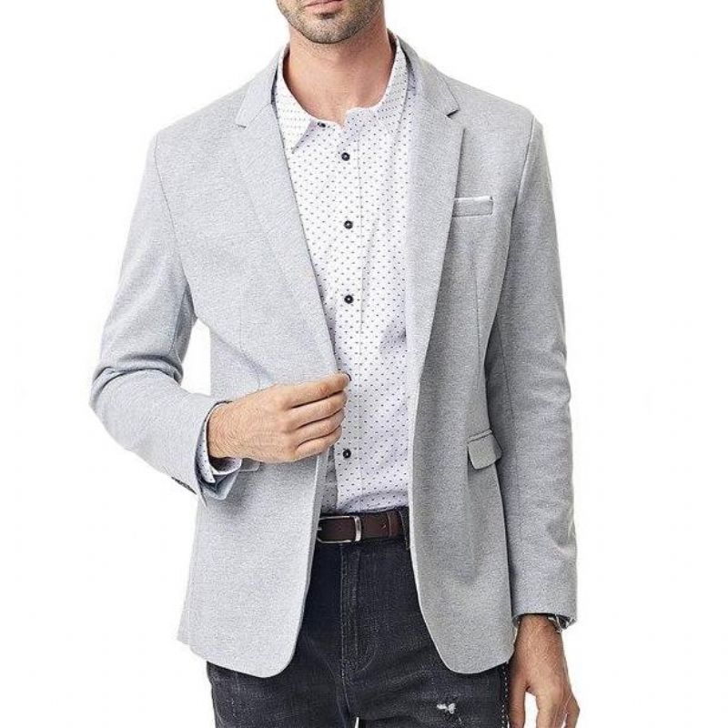 Μόδα Cotton Casual Thin Blazer