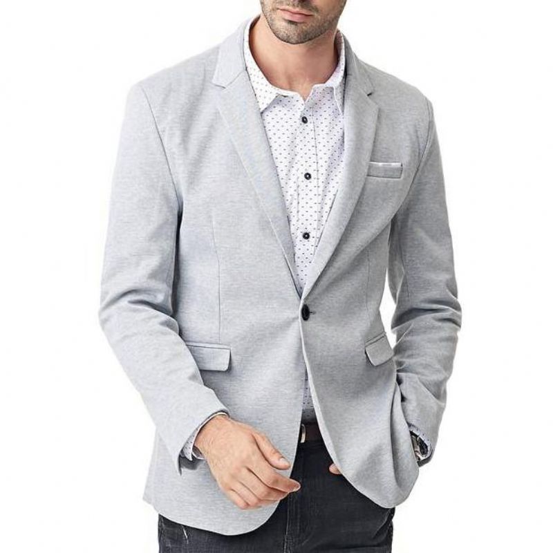 Μόδα Cotton Casual Thin Blazer