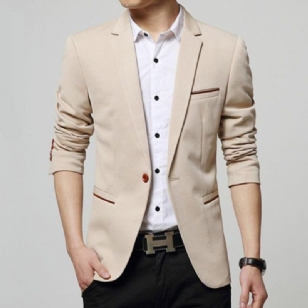 Spring Cotton Slim England Blaser