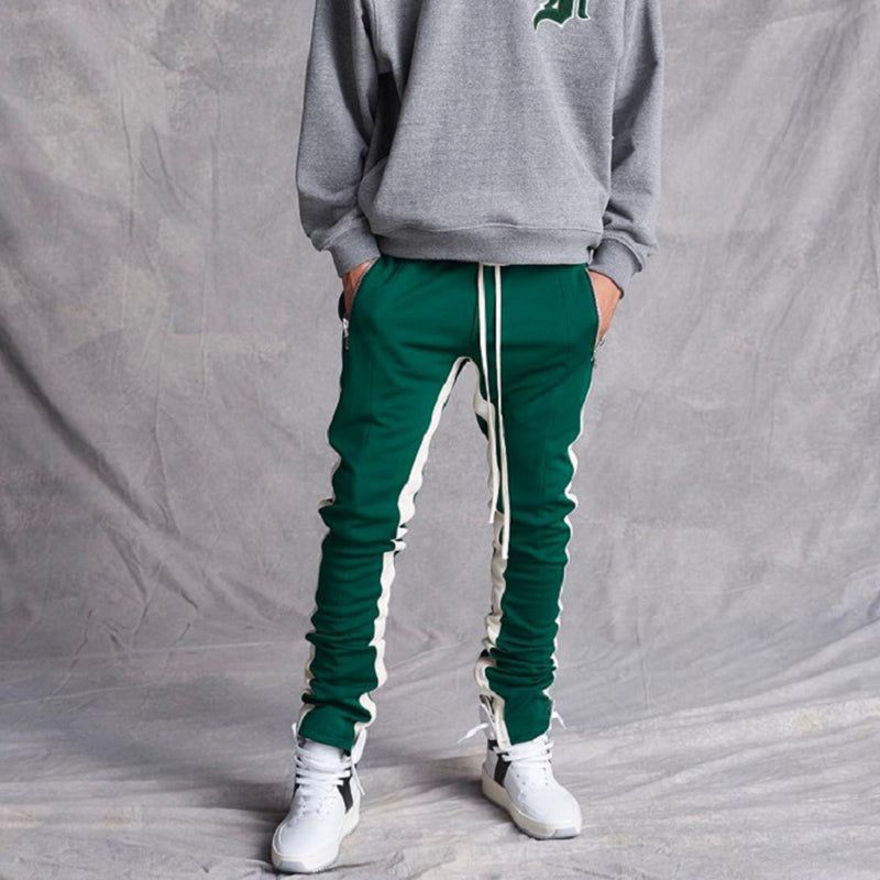 Ριγέ Πίστα Long Skinny Joggers