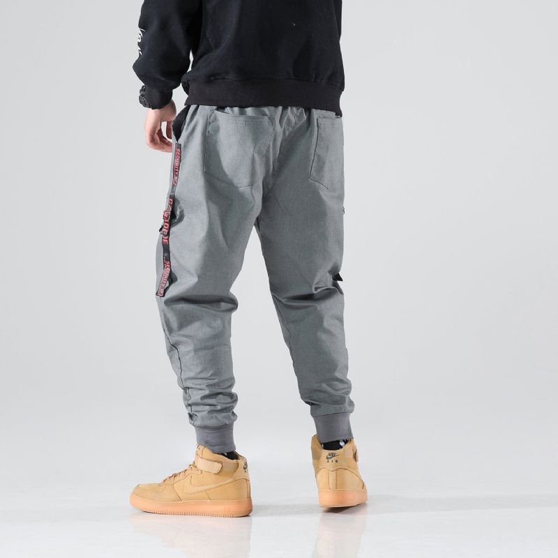 Streetwear Πλαϊνές Τσέπες Stripe Joggers