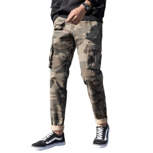 Σχεδιαστικό Παντελόνι Cotton Camo Cargo