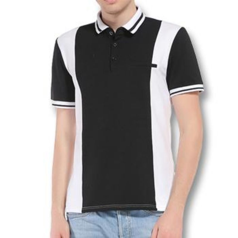 Sleeved Turn Down Collar Polo