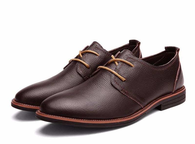 Επίσημα Παπούτσια Οξφόρδης Oxfords Από Γνήσιο Δέρμα