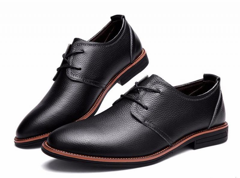 Επίσημα Παπούτσια Οξφόρδης Oxfords Από Γνήσιο Δέρμα