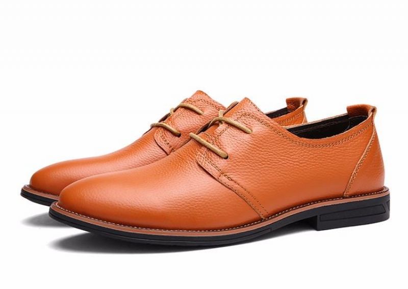 Επίσημα Παπούτσια Οξφόρδης Oxfords Από Γνήσιο Δέρμα