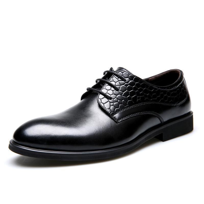 Μαύρα Ανδρικά Επιχείρηση Breathable Οξφόρδης Oxfords