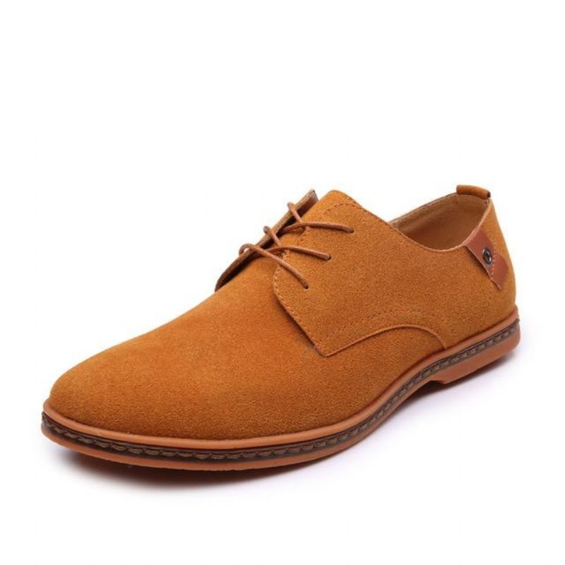 Suede Δερμάτινα Παπούτσια Oxford