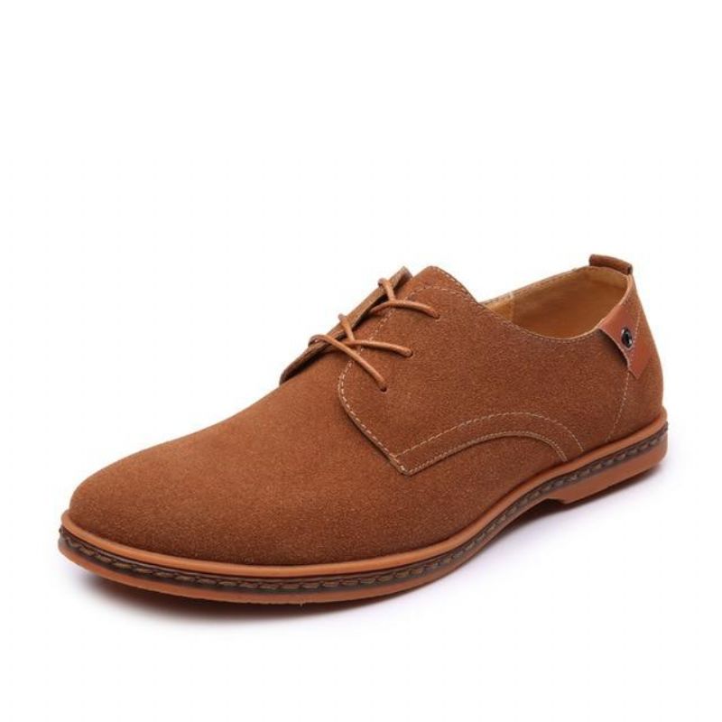 Suede Δερμάτινα Παπούτσια Oxford