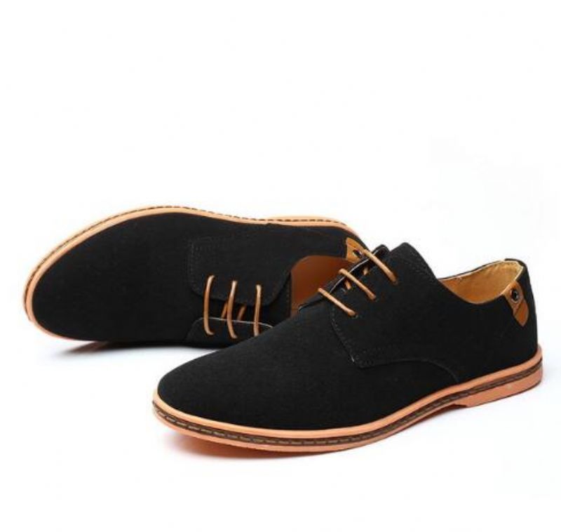 Suede Δερμάτινα Παπούτσια Oxford