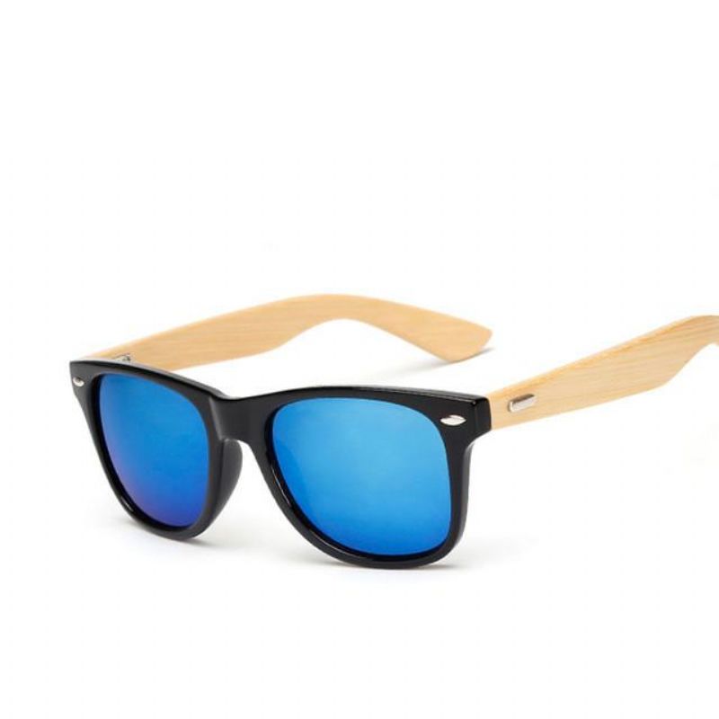 Γυαλιά Ηλίου Ρετρό Bamboo Wood Classic Wayfarer Style