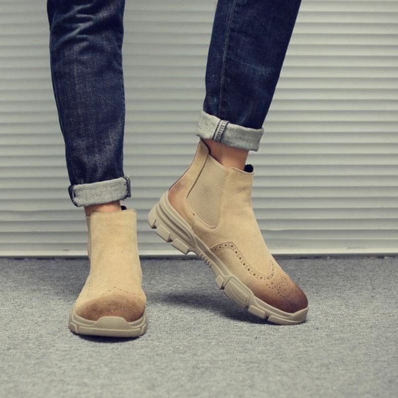 Άνετα Lace Up Slip On Boots