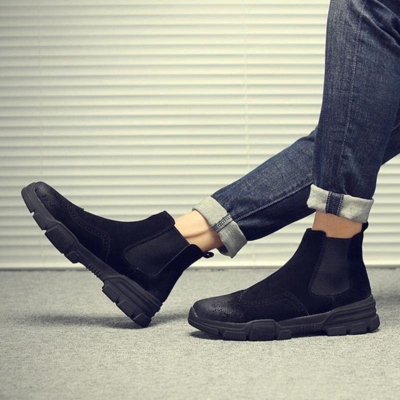 Άνετα Lace Up Slip On Boots