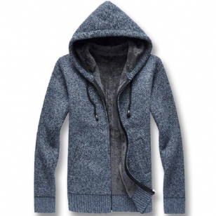 Μόδα Slim Fit Hoodie Πουλόβερ