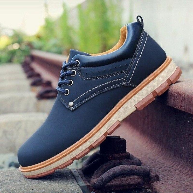 Δερμάτινα Flat Παπούτσια Οξφόρδης Oxfords