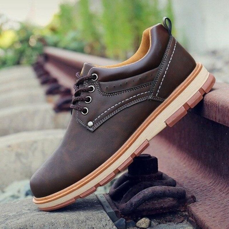 Δερμάτινα Flat Παπούτσια Οξφόρδης Oxfords