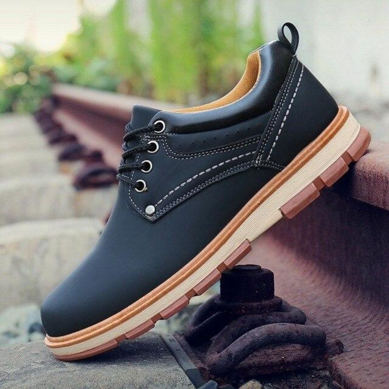 Δερμάτινα Flat Παπούτσια Οξφόρδης Oxfords