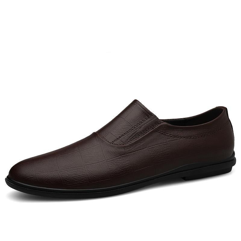 Δερμάτινα Slip Loafers Ελαφρά Παπούτσια