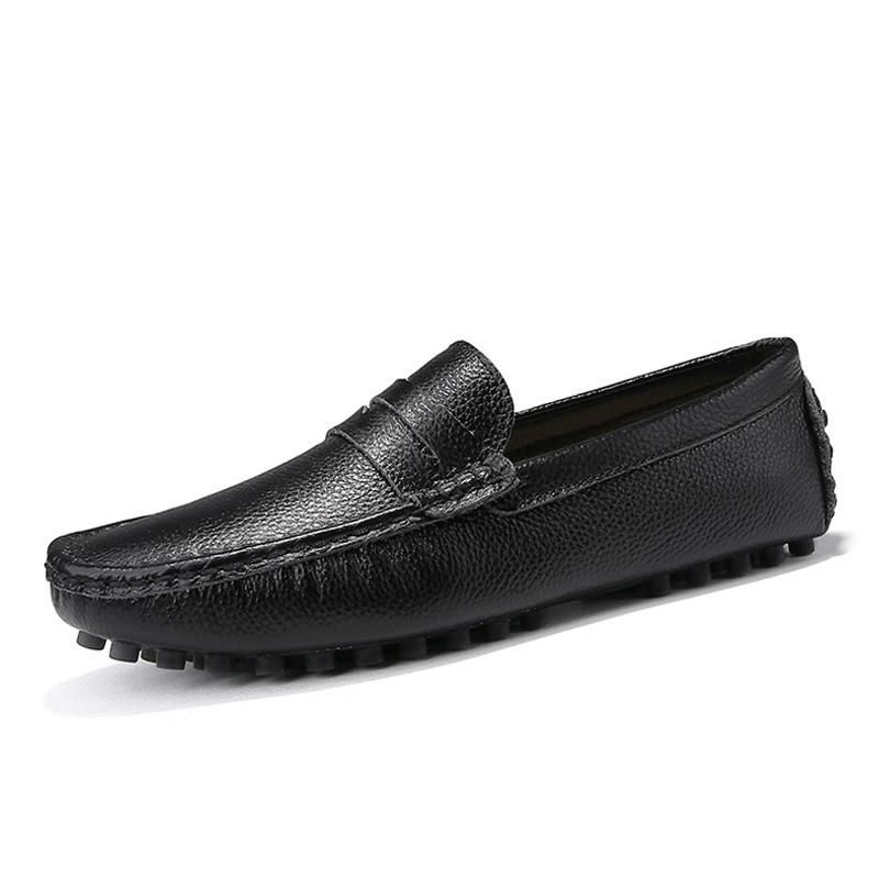 Loafers Ελαφρά Παπούτσια Από Γνήσιο Δέρμα Με Καρφιά