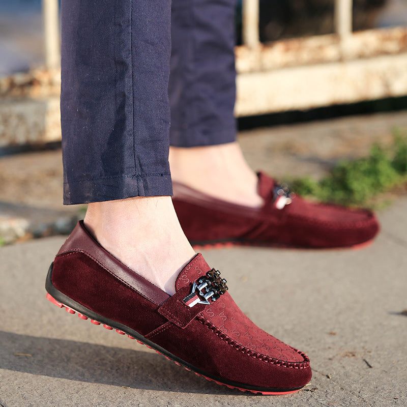 Μοντέρνα Δερμάτινα Slip-on Loafers Ελαφρά Παπούτσια