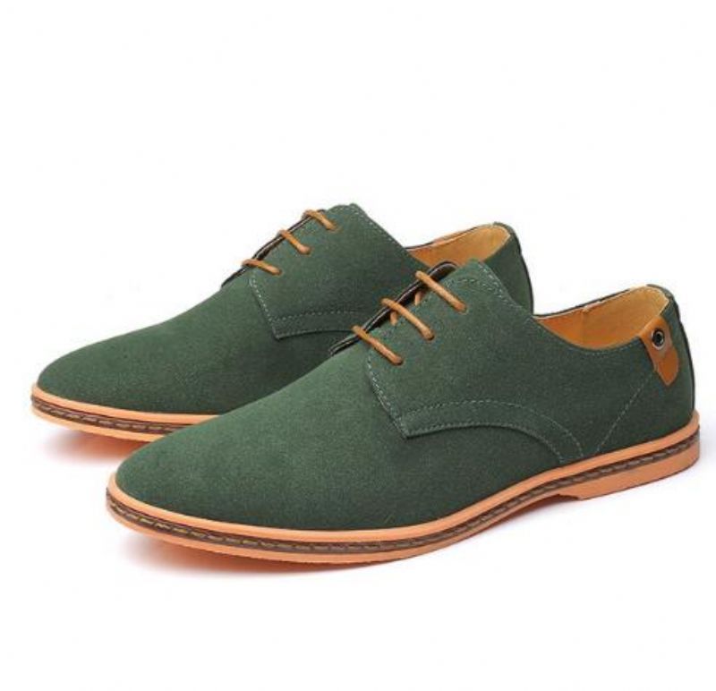 Suede Δερμάτινα Παπούτσια Oxford