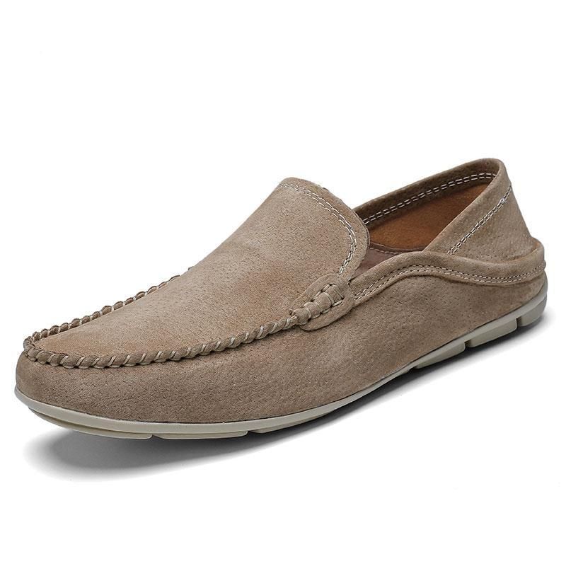 Casual Suede Leather Loafers Ελαφρά Παπούτσια Για Το Καλοκαίρι