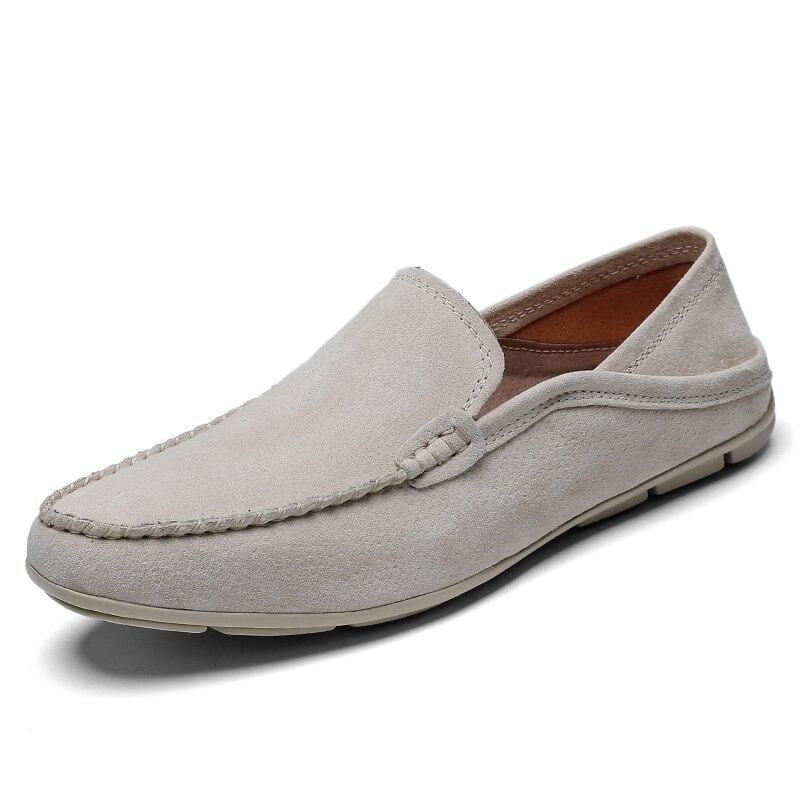 Casual Suede Leather Loafers Ελαφρά Παπούτσια Για Το Καλοκαίρι