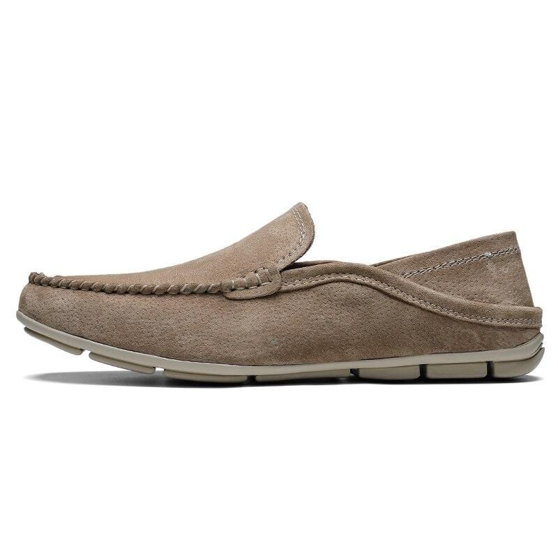 Casual Suede Leather Loafers Ελαφρά Παπούτσια Για Το Καλοκαίρι